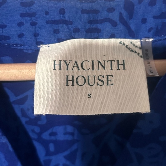 Hyacinth House Tuckernuck Quidnet‎ Ruffle Tiered Short Mini Dress Blue SMALL - Picture 6 of 7